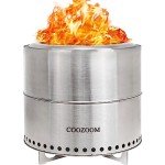 19" Smokeless Fire Pit with Stand and Carry Bag