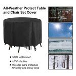 Jungda 90-Inch Round Bar Height Table Cover
