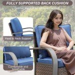 Belord Outdoor Wicker Couch – 3-Seater Patio Sofa