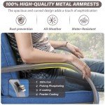 Belord Outdoor Wicker Couch – 3-Seater Patio Sofa