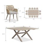 14-Piece Outdoor Patio Dining Set for 12