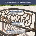 Belleze 50-Inch Cast Iron Garden Bench