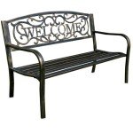 Belleze 50-Inch Cast Iron Garden Bench