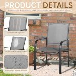 SUNCROWN 7-Piece Outdoor Dining Set with Chairs