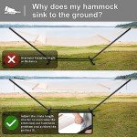 SUNCREAT Portable Double Hammock with Stand - Beige