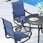 9-Piece Metal Outdoor Dining Set with Swivel Chairs