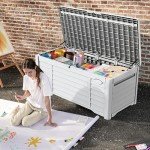 Large 120 Gallon Outdoor Resin Storage Box