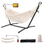 SXSEAGLE Heavy Duty Double Hammock with Stand
