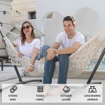 SXSEAGLE Heavy Duty Double Hammock with Stand