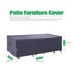 Waterproof Patio Furniture Covers for Rectangular Sets