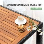 Flamaker 5-Piece Outdoor Dining Set with Cushions