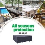 Waterproof Patio Furniture Covers for Rectangular Sets