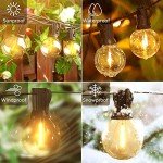 Brighten Your Patio with 55FT Outdoor String Lights