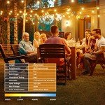 Brighten Your Patio with 55FT Outdoor String Lights