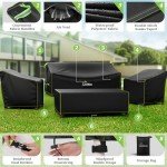 Waterproof 4-Piece Patio Furniture Cover Set