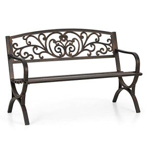 Sophia & William Floral Design Outdoor Bench