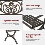 Sophia & William Floral Design Outdoor Bench