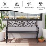 Sophia & William Floral Design Outdoor Bench