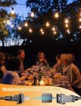 Svater 105FT Outdoor LED String Lights - Dimmable