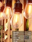 Svater 105FT Outdoor LED String Lights - Dimmable