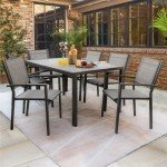 7-Piece Weather-Resistant Patio Dining Set