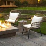 3-Piece Rattan Wicker Bistro Set for Outdoor Spaces