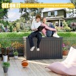 230 Gallon Waterproof Outdoor Storage Deck Box