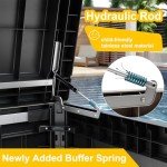 230 Gallon Waterproof Outdoor Storage Deck Box