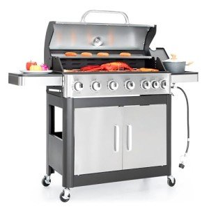 Captiva Designs 6-Burner Propane BBQ Grill