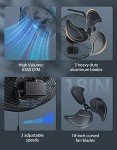 iLiving 18" Weatherproof Variable Speed Wall Fan