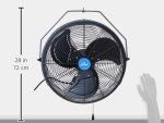iLiving 18" Weatherproof Variable Speed Wall Fan
