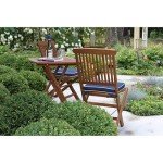 Eucalyptus Wood 3-Piece Bistro Patio Set