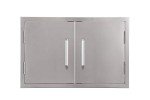 Stainless Steel Double Access BBQ Grill Doors