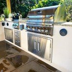 Stainless Steel Double Access BBQ Grill Doors
