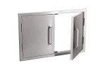 Stainless Steel Double Access BBQ Grill Doors