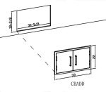 Stainless Steel Double Access BBQ Grill Doors