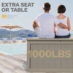 XXL Resin Outdoor Storage Box and Seat