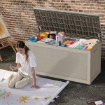 XXL Resin Outdoor Storage Box and Seat