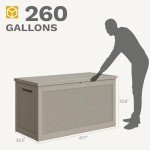 XXL Resin Outdoor Storage Box and Seat