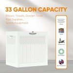 Weatherproof 33 Gallon Outdoor Storage Box