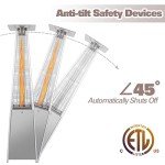 Hykolity 48000 BTU Glass Tube Patio Heater