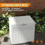 Weatherproof 33 Gallon Outdoor Storage Box