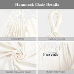 Beige 2-in-1 Convertible Hammock with Stand