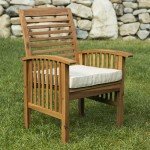 Maui Modern 6-Piece Acacia Outdoor Dining Set