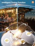 Remote-Controlled 48FT Outdoor String Lights with 15 Bulbs