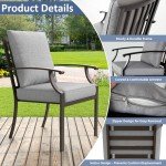 9-Piece Outdoor Patio Dining Set with Swivel Chairs