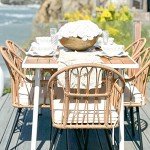 7-Piece Rattan Patio Dining Set for Outdoors