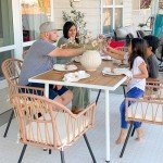 7-Piece Rattan Patio Dining Set for Outdoors
