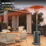 EAST OAK 48,000 BTU Outdoor Patio Heater