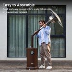 EAST OAK 48,000 BTU Outdoor Patio Heater